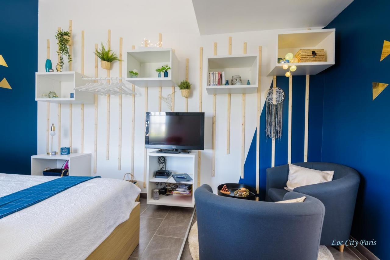 Studio Bleu - Parc Asterix - Mer De Sable - Villepinte - Aeroport Cdg Vemars Eksteriør billede