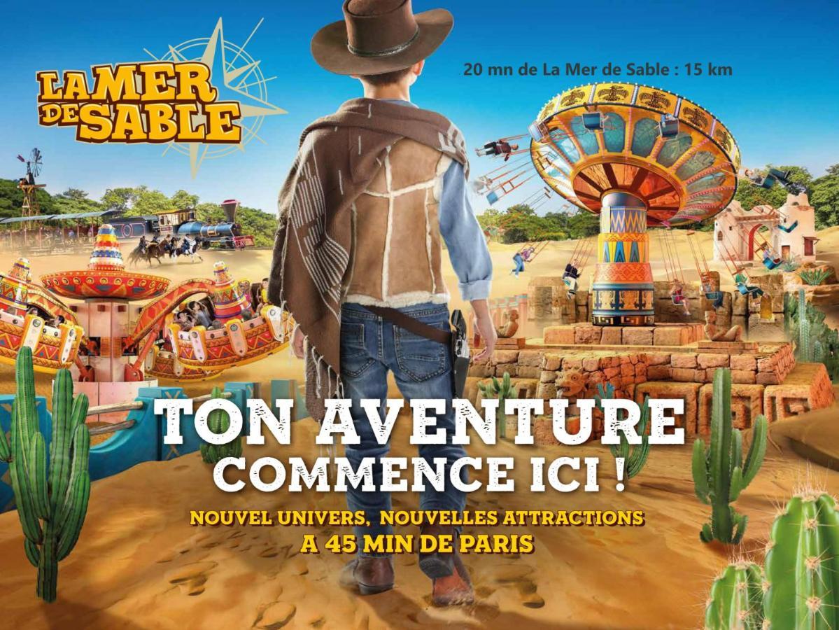 Studio Bleu - Parc Asterix - Mer De Sable - Villepinte - Aeroport Cdg Vemars Eksteriør billede